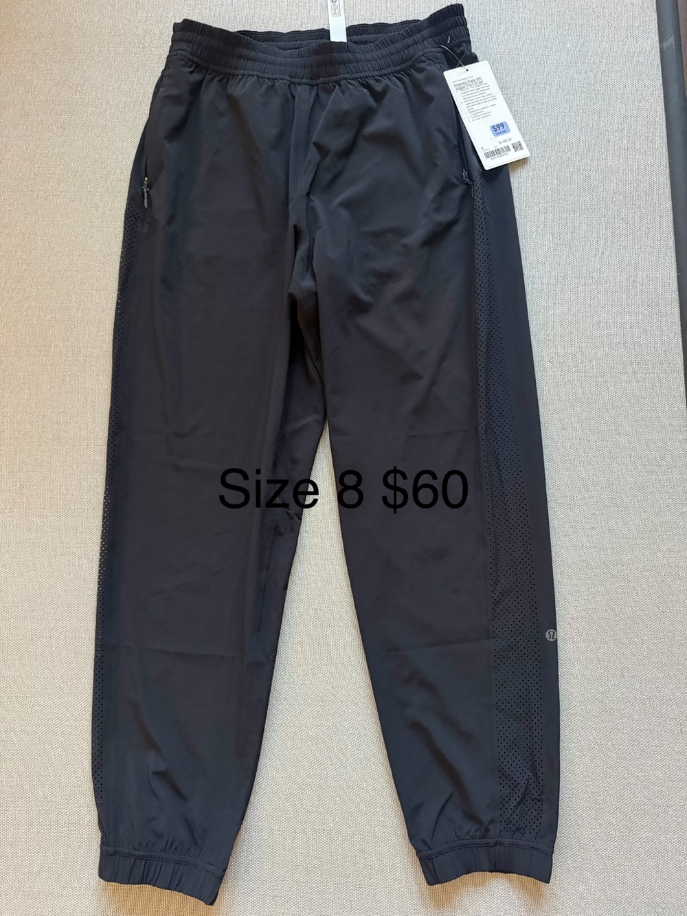 lululemon athletica Black Kids Jogger Sweatpants